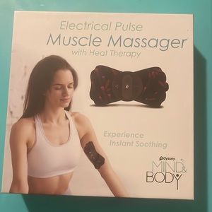 Electrical pulse muscle massager with heat therapy by Odyssey, mind and body